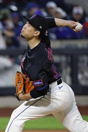 　パイレーツ戦に先発し５回２／３を投げ６安打１失点だった千賀。勝敗は付かなかった（共同）