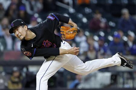 　パイレーツ戦に先発し５回２／３を投げ６安打１失点だった千賀。勝敗は付かなかった（共同）