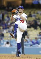 　９回に登板したロハス（共同）