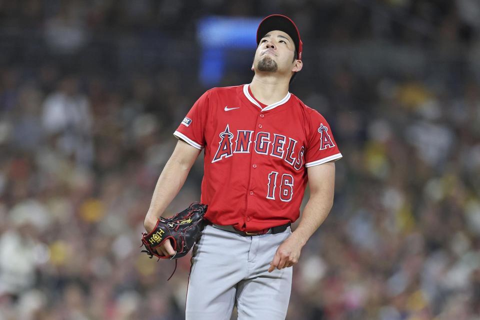 　５回、マチャドに安打を許した菊池（ゲッティ＝共同）