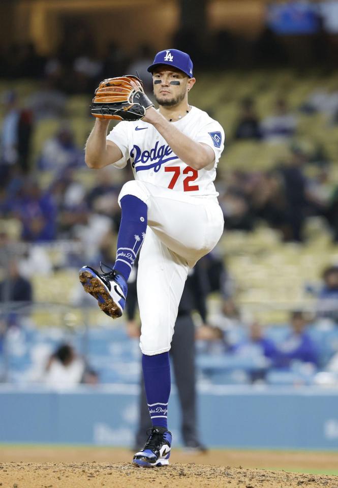 　９回に登板したロハス（共同）