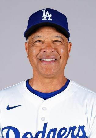 　ドジャースのデーブ・ロバーツ監督（ゲッティ＝共同）