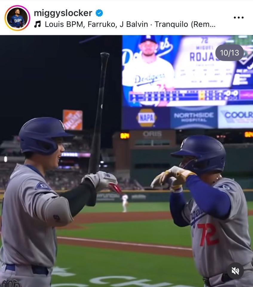 　ロハスのインスタグラム（ｍｉｇｇｙｓｌｏｃｋｅｒ）より