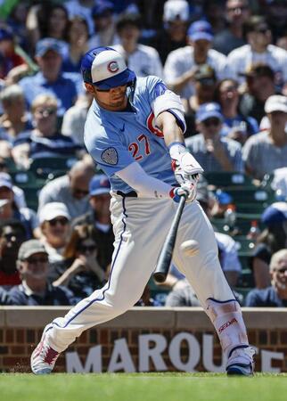 鈴木誠也　２安打２打点、リーグ２位３７打点　元同僚マエケン加入に「一緒にやれたらうれしい」