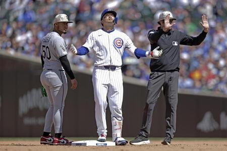 鈴木誠也　痛烈二塁打、３戦連続安打　５月不振も長打率は健在