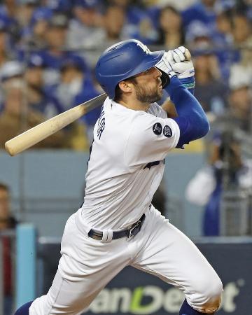 　ドジャースのテーラー＝２０２１年、ロサンゼルス