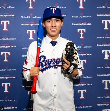 韓国野球界の有望株　現役高校球児がレンジャーズと契約　韓国では“コリアン・大谷”と報道