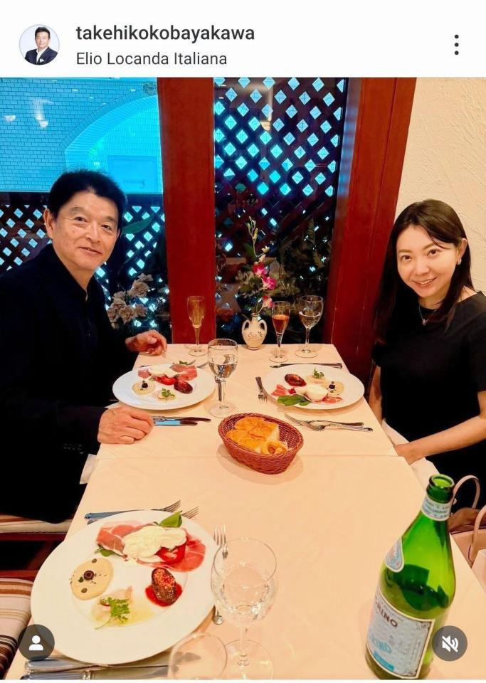 　小早川毅彦氏のインスタグラム（＠ｔａｋｅｈｉｋｏｋｏｂａｙａｋａｗａ）から