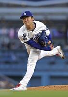 　先発した山本（共同）