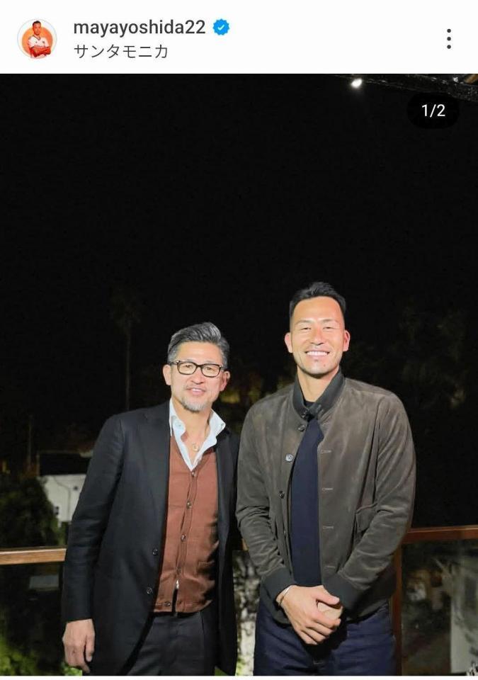 吉田麻也のインスタグラム（＠ｍａｙａｙｏｓｈｉｄａ）から