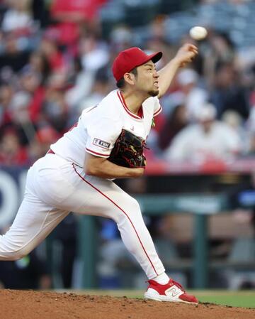 菊池雄星 11戦目で待望の移籍後初勝利!六回途中無失点、今季最多110球の熱投 エンゼルスは破竹の8連勝 勝率5割復帰