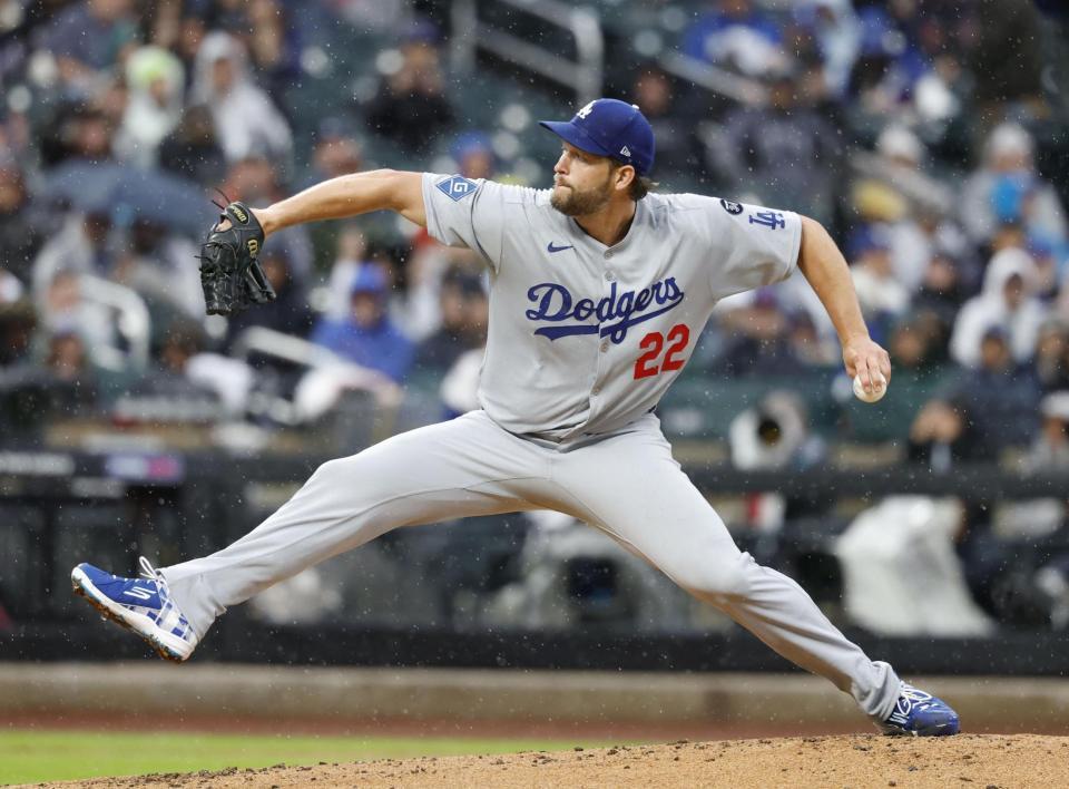 　先発したカーショー（共同）