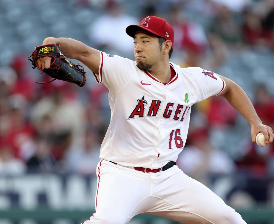 　先発した菊池（共同）