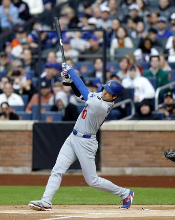 大谷翔平が両リーグトップタイの千賀撃ち１８号先頭打者弾も１点のみ　ドジャースは守乱で逆転負け　２位ジャイアンツと１差に