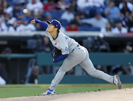 　ガーディアンズ戦に先発した山本（共同）