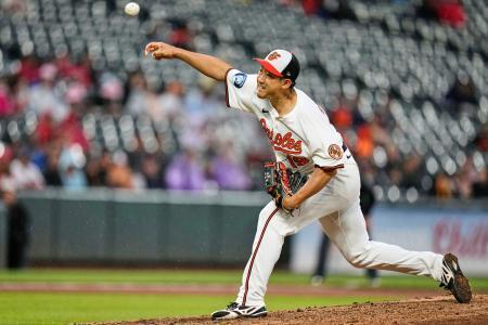 　カージナルス戦に先発したオリオールズ・菅野＝ボルティモア（ＡＰ＝共同）