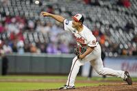 　カージナルス戦に先発した菅野（ＡＰ＝共同）