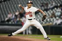 　カージナルス戦に先発した菅野（ＡＰ＝共同）