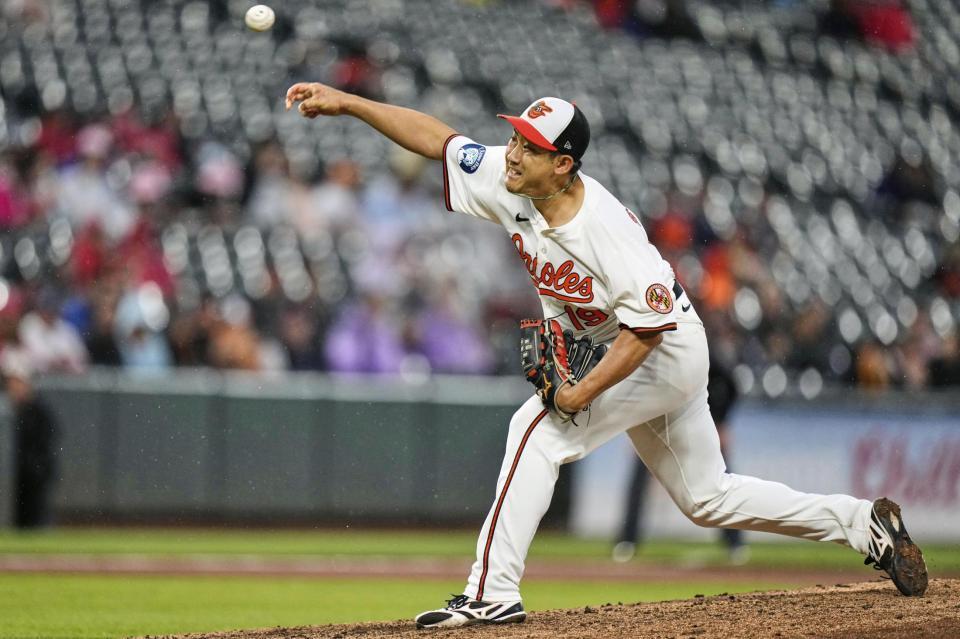 　カージナルス戦に先発した菅野（ＡＰ＝共同）