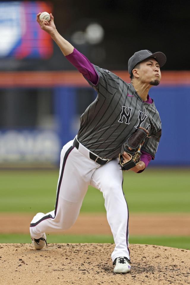 　ロッキーズ戦に先発し、６勝目を挙げた千賀（ゲッティ＝共同）