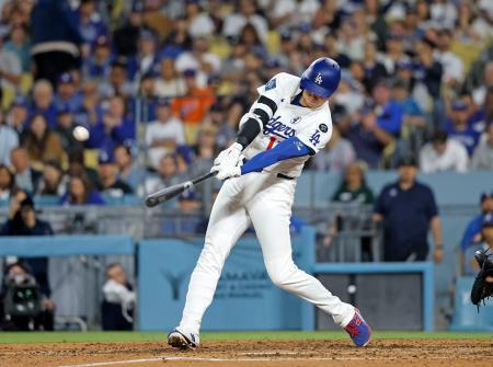 大谷、３試合ぶり２３号ソロ　大リーグ、鈴木は試合なし