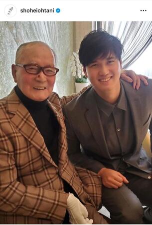 大谷翔平インスタグラム（ｓｈｏｈｅｉｏｈｔａｎｉ）より