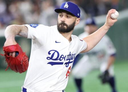 ドジャースのスコットに本拠地ファンからブーイング　同点の延長十回に登板し２失点
