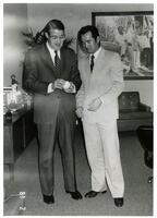 　ドジャース元オーナーのピーターオマリー氏と長嶋茂雄さん