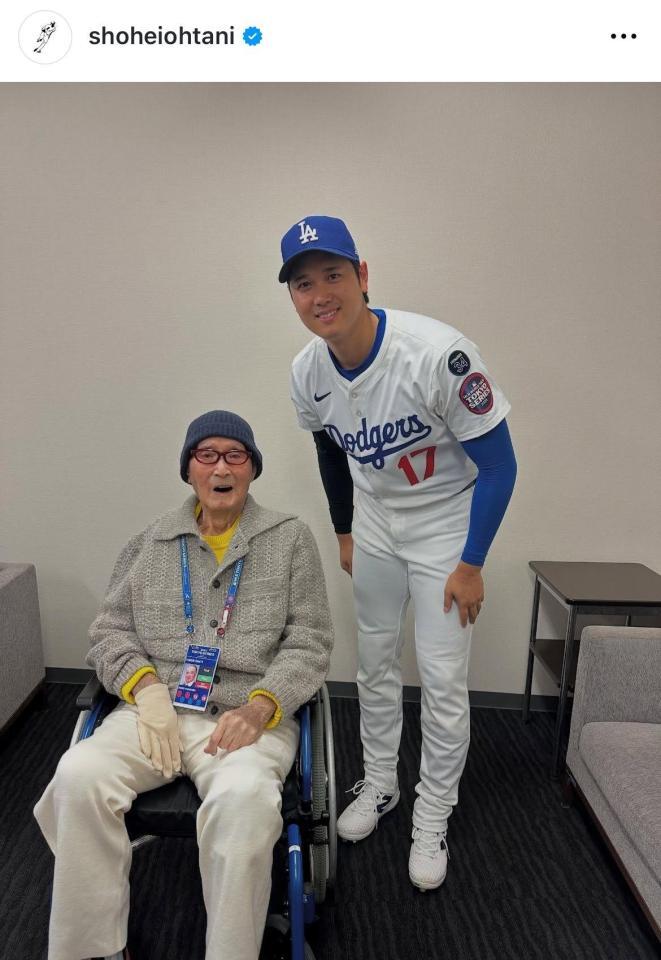大谷翔平インスタグラム（ｓｈｏｈｅｉｏｈｔａｎｉ）より