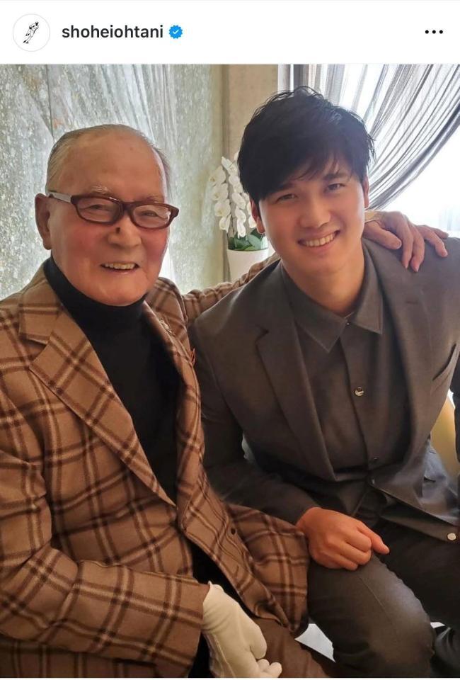 大谷翔平インスタグラム（ｓｈｏｈｅｉｏｈｔａｎｉ）より