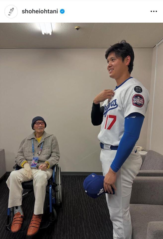 大谷翔平インスタグラム（ｓｈｏｈｅｉｏｈｔａｎｉ）より