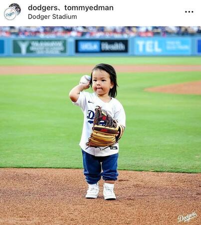 ドジャースの公式インスタグラム＠ｄｏｄｇｅｒｓより 