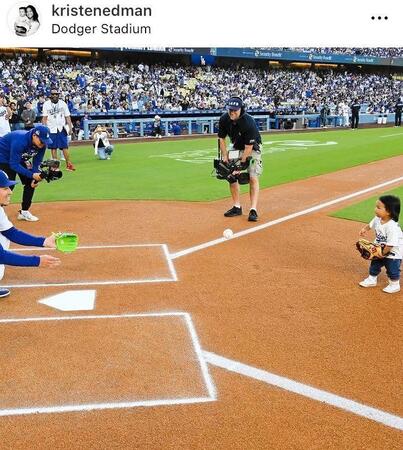 エドマンの妻クリステンさんのインスタグラム＠ｋｒｉｓｔｅｎｅｄｍａｎより