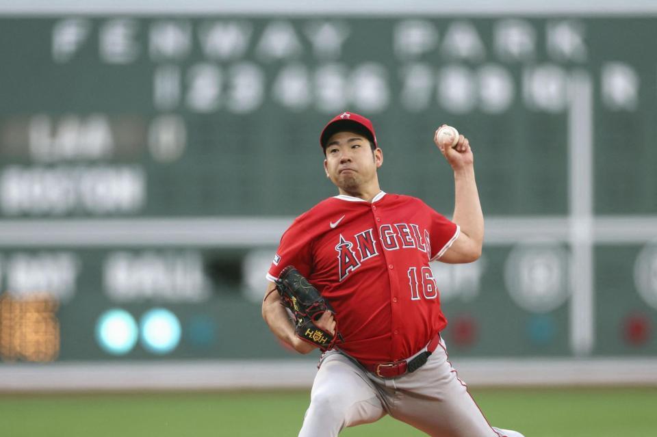 　先発した菊池（イマジンイメージズ・ロイター＝共同）