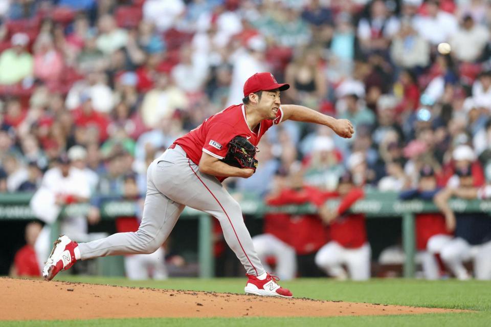 　先発した菊池（イマジンイメージズ・ロイター＝共同）