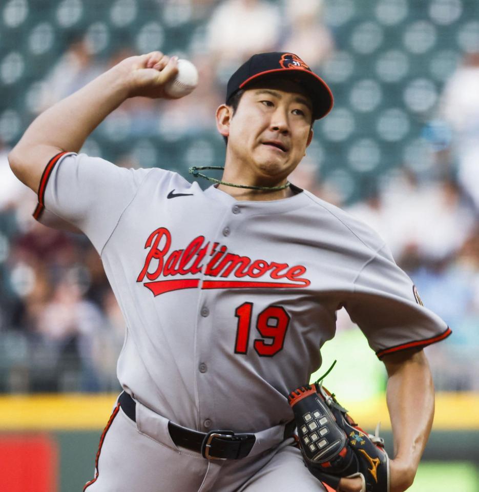 　先発し、７回１失点で５勝目を挙げた菅野（イマジンイメージズ・ロイター＝共同）