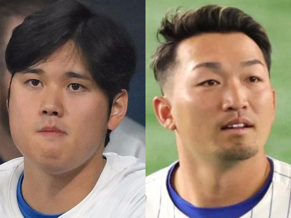 　ドジャース・大谷翔平（左）とカブス・鈴木誠也