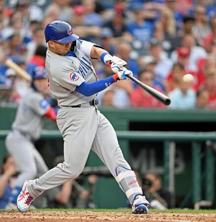 鈴木誠也 9戦ぶりマルチ安打も淡々 「ヒットになったからいいんじゃないですか」