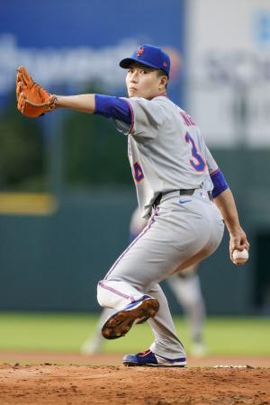 千賀、三回に本塁打許す　大谷１番、鈴木は無安打