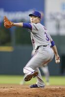 　ロッキーズ戦に先発したメッツ・千賀＝デンバー（イマジンイメージズ・ロイター＝共同）