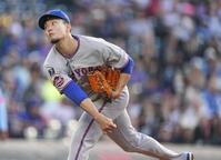 　ロッキーズ戦に先発したメッツ・千賀＝デンバー（ＡＰ＝共同）