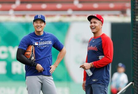 ヌートバー　大谷翔平と談笑　２６年ＷＢＣへ意欲「全てが順調に進めば、また出場したいね」