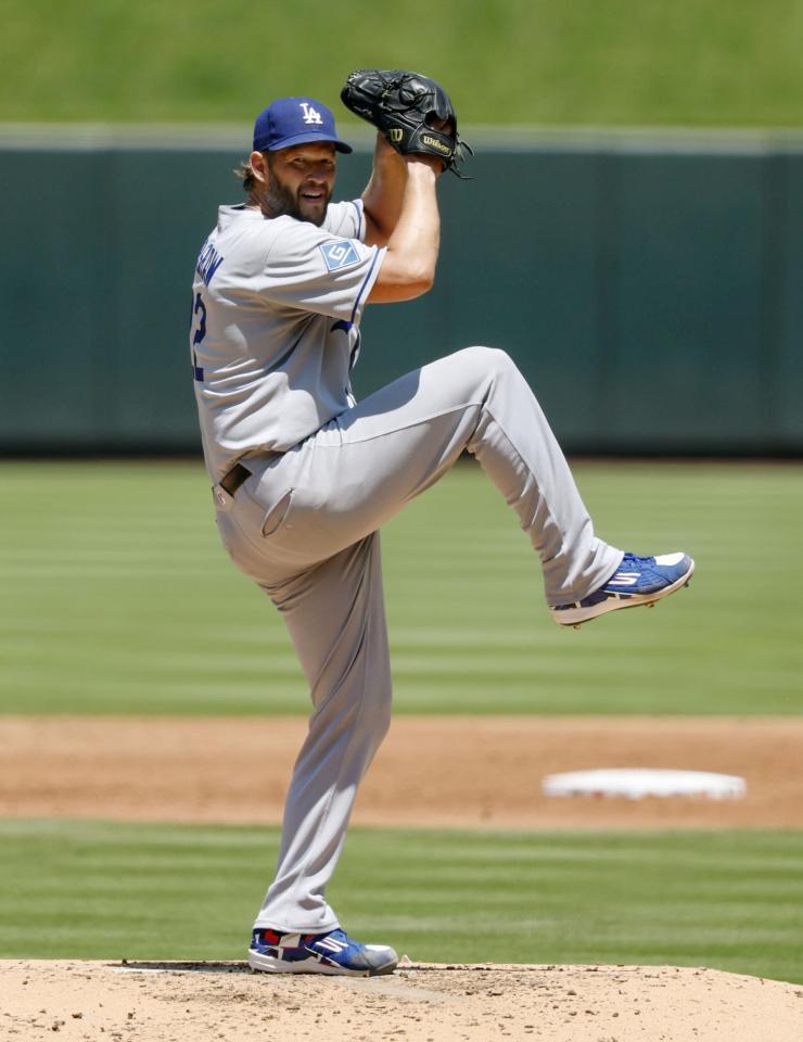 　先発したカーショー（共同）