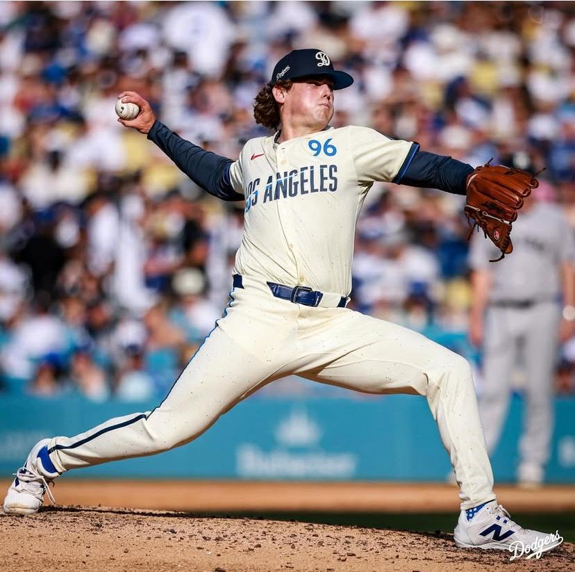 　ヤンキース戦に先発し、勝利投手となったナック＝５月３１日（ロサンゼルス・ドジャース提供）