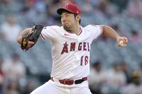 　アスレチックス戦に先発した菊池（イマジンイメージズ・ロイター＝共同）