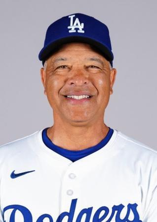 　ドジャースのデーブ・ロバーツ監督（ゲッティ＝共同）
