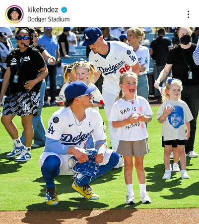 　キケ・ヘルナンデスのインスタグラム（ｋｉｋｅｈｅｎｄｅｚ）より