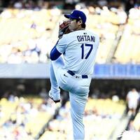 　投手復帰を果たした大谷（ロサンゼルス。ドジャース提供）