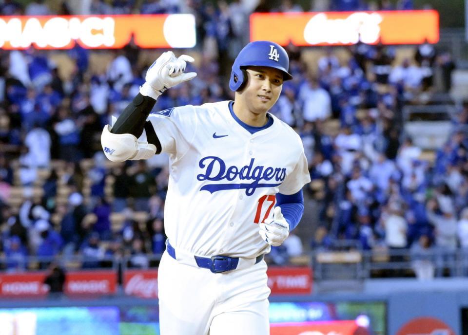 　ドジャース・大谷翔平（提供・共同通信社）