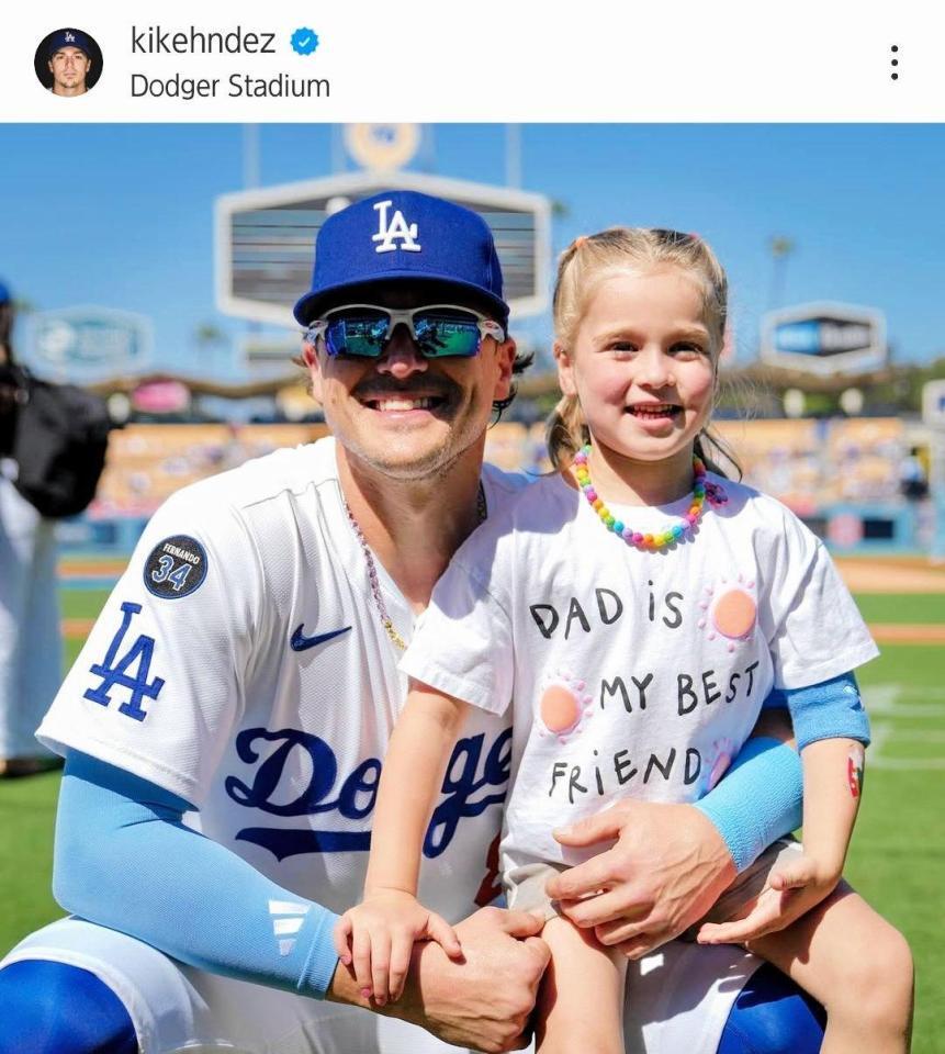 　キケ・ヘルナンデスのインスタグラム（ｋｉｋｅｈｅｎｄｅｚ）より